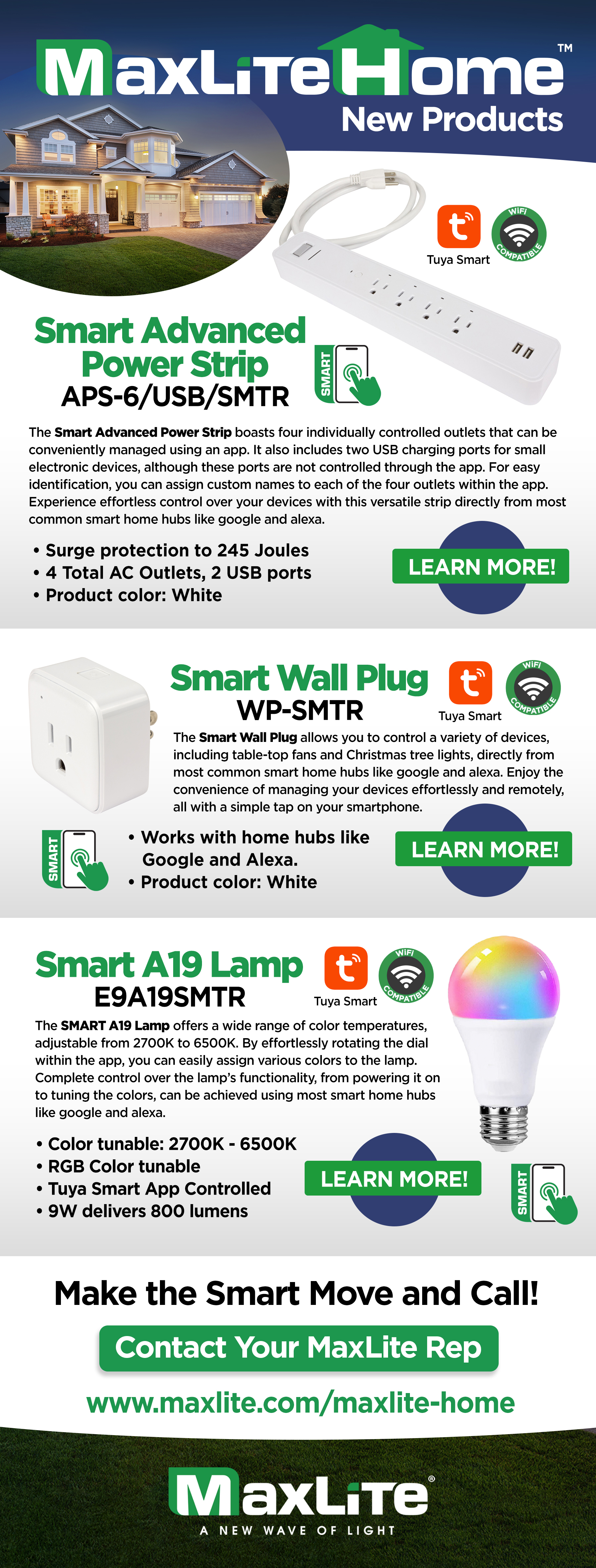 MaxLiteHome Smart Products
